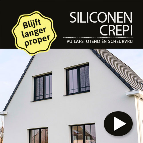 Gevelisolatie met crepi